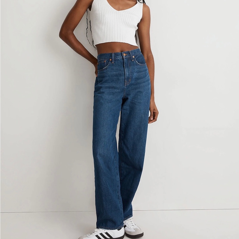 Madewell baggy straight jean